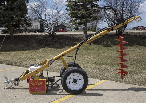 post hole digger rental for skid steer|home depot post hole rental.